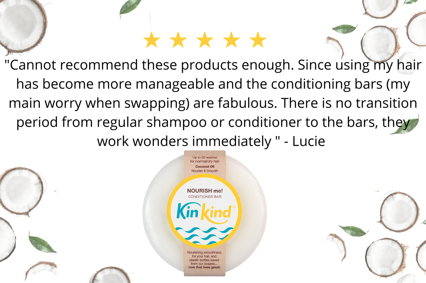 NOURISH me! Conditioner Bar - For Dry/Normal & Grey Hair