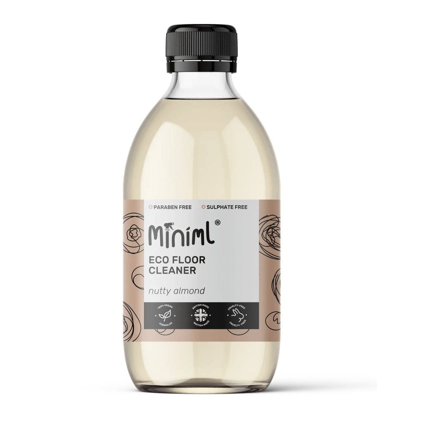 Miniml - FLOOR CLEANER (NUTTY ALMOND): Plastic / 750ML