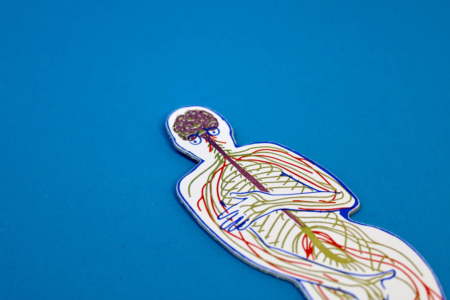 No Need To Be Nervous Bookmark - Blue