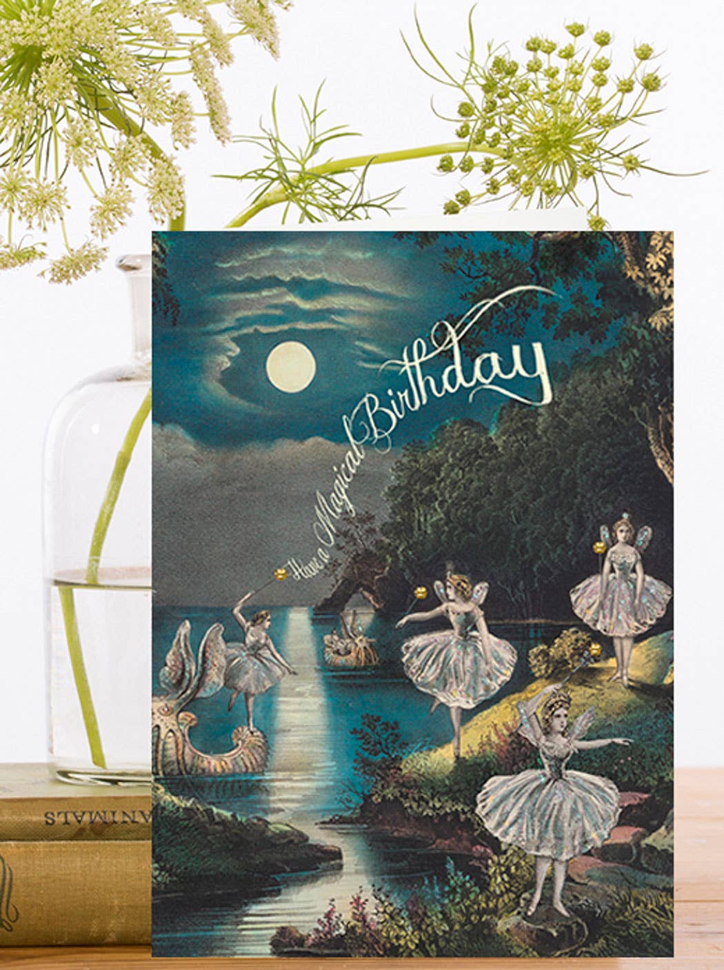 Madame Treacle - HB166P ~ Hand Glittered Birthday Card