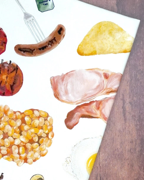 Full English Tea Towel