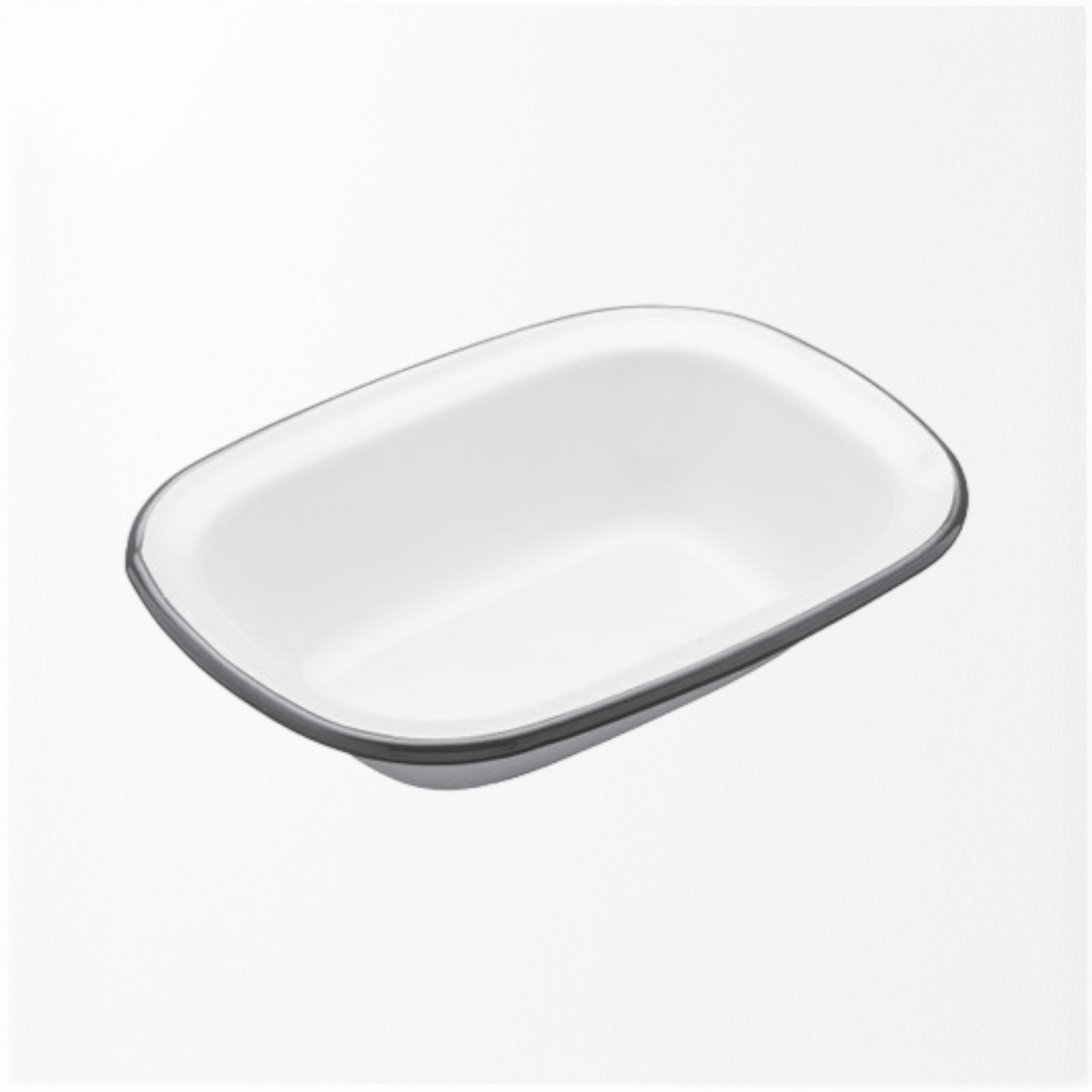 Enamel Oblong 18cm Pie Dish