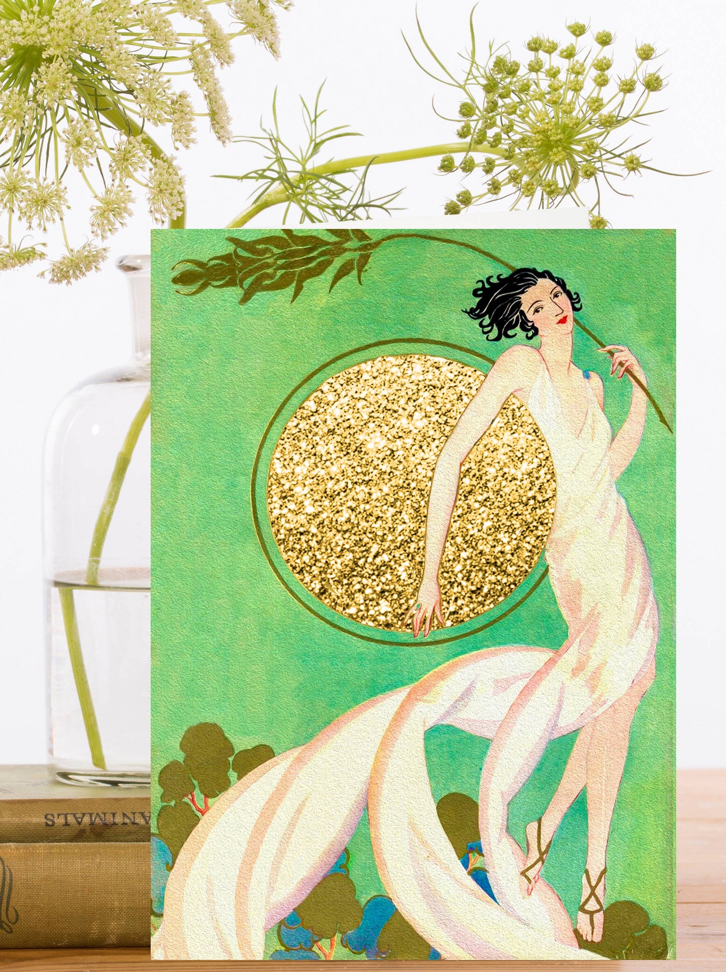 Madame Treacle - RS248P ~ Hand Glittered Greeting Card