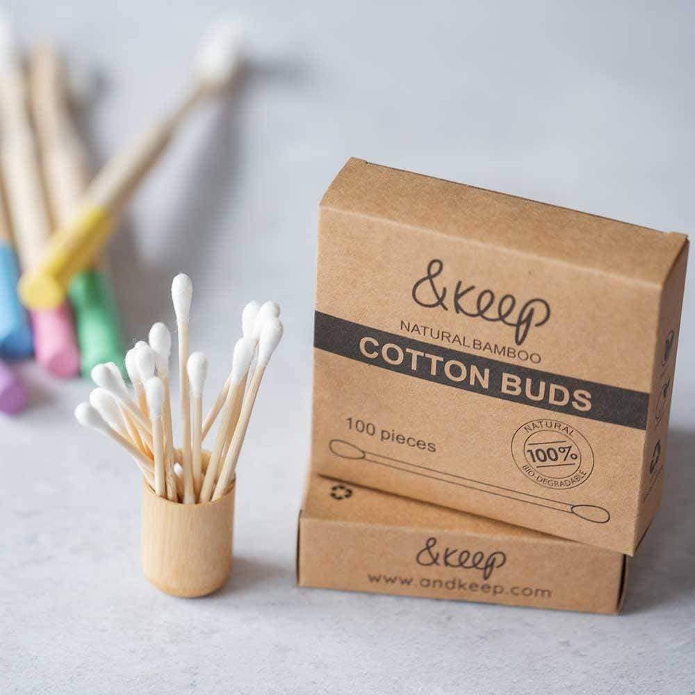 Bamboo Cotton Buds - Pack of 100