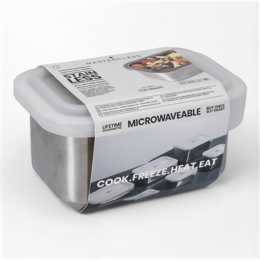 All-in-One Lunch-Sized Stainless Steel Dish - 750ml