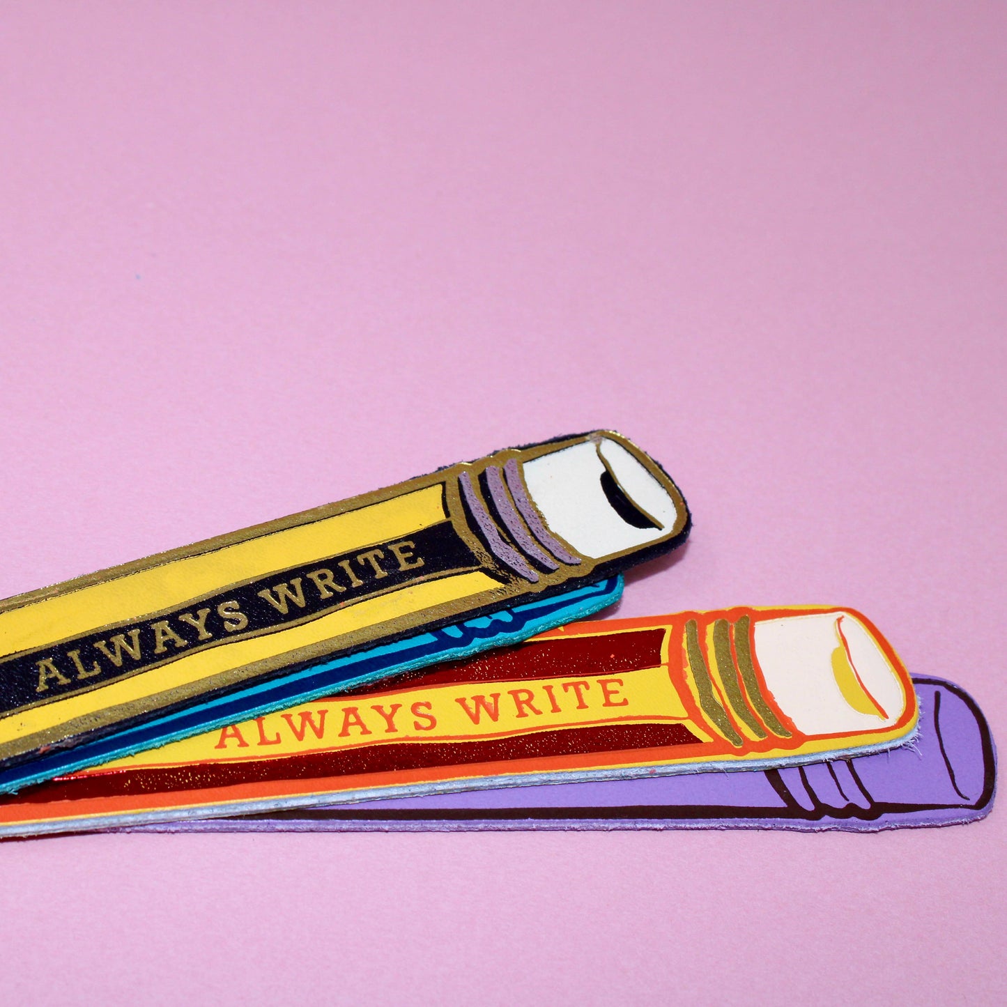 Always Write Pencil Bookmark- Black & Yellow