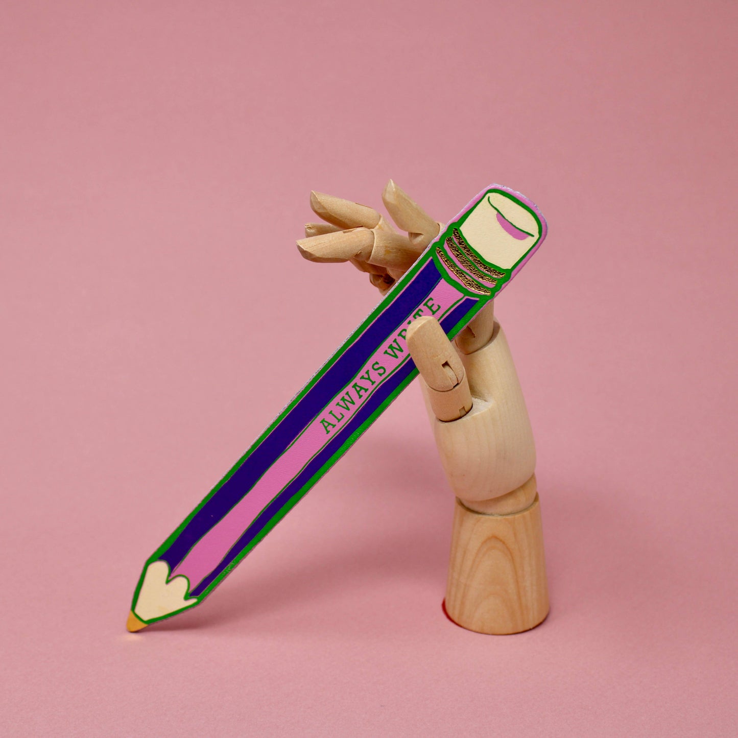Always Write Pencil Bookmark- Black & Yellow