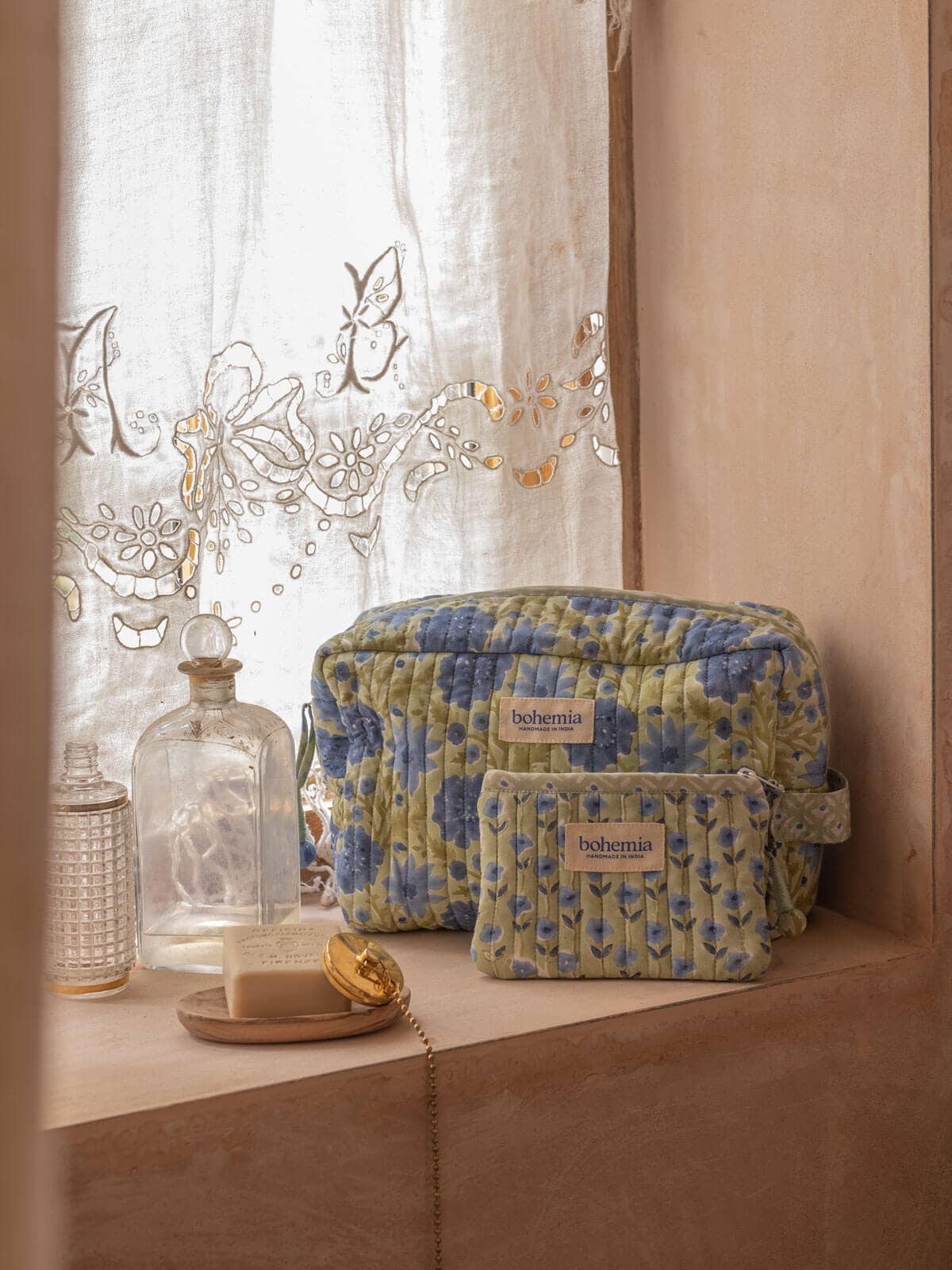 Bohemia Design - Posie Zip Pouch, Sage