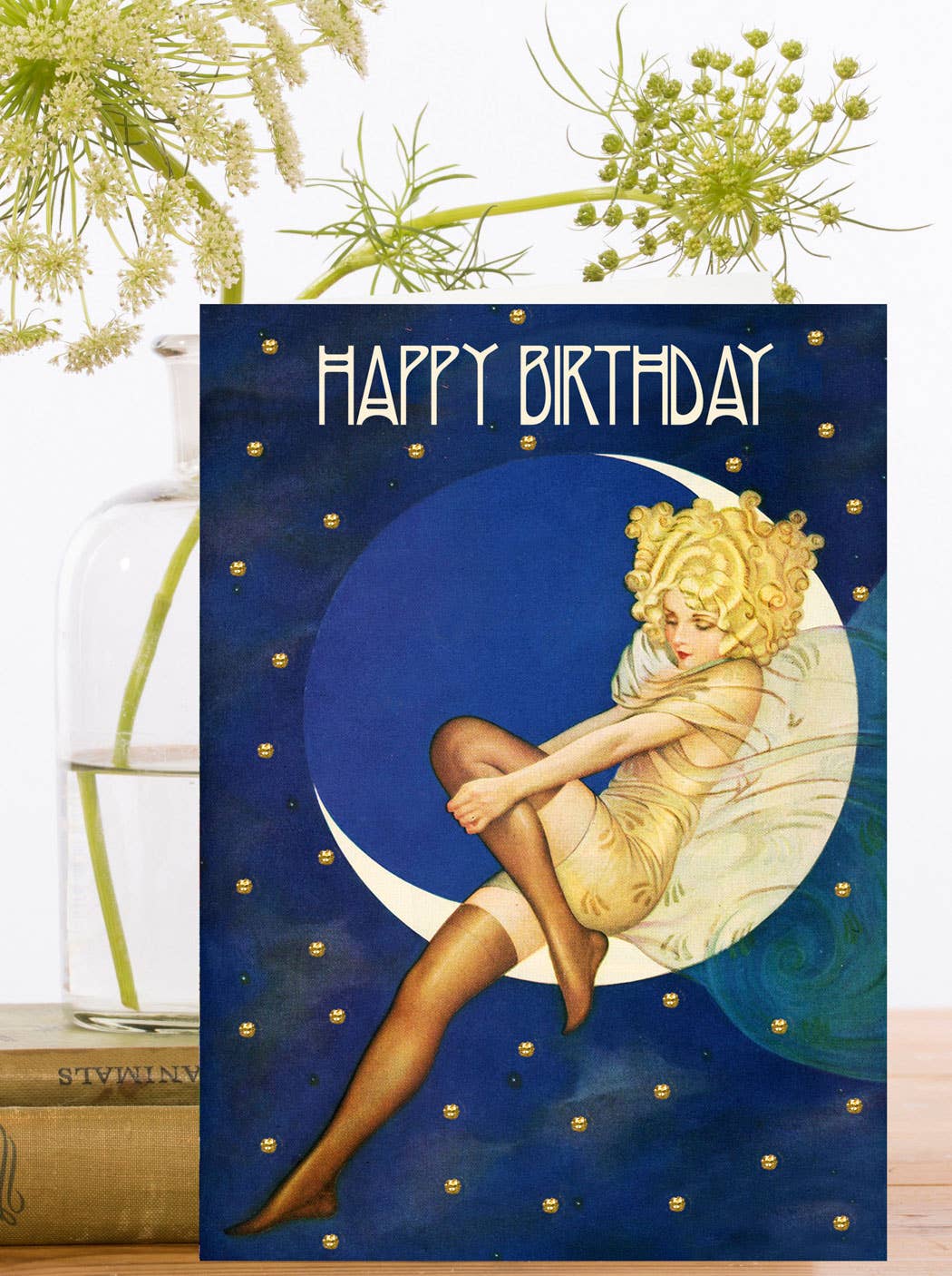 Madame Treacle - HB162P ~ Hand Glittered Birthday Card