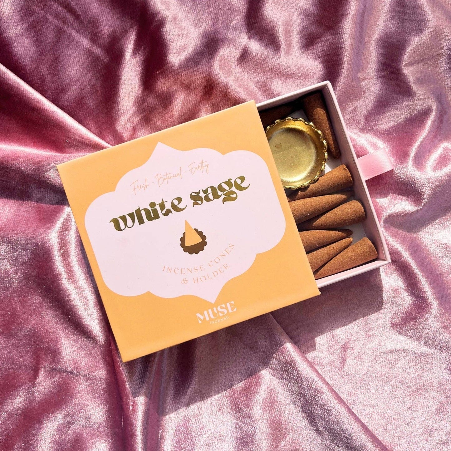 The Golden Altar (Muse Incense) - Frankincense Incense Cones Set