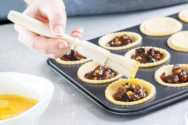 Wood and Pure Bristle Pastry Brushes