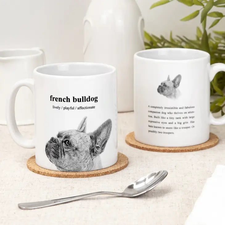 French shop bulldog mug