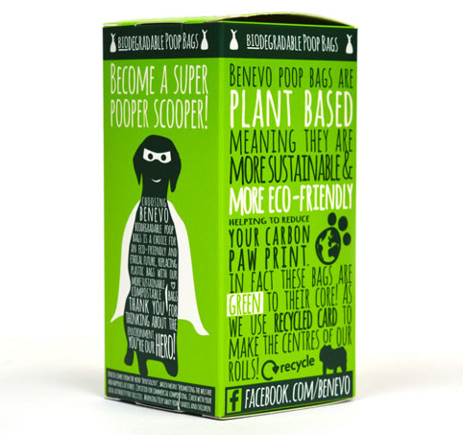 Biodegradable Poo Bags - 120 bags