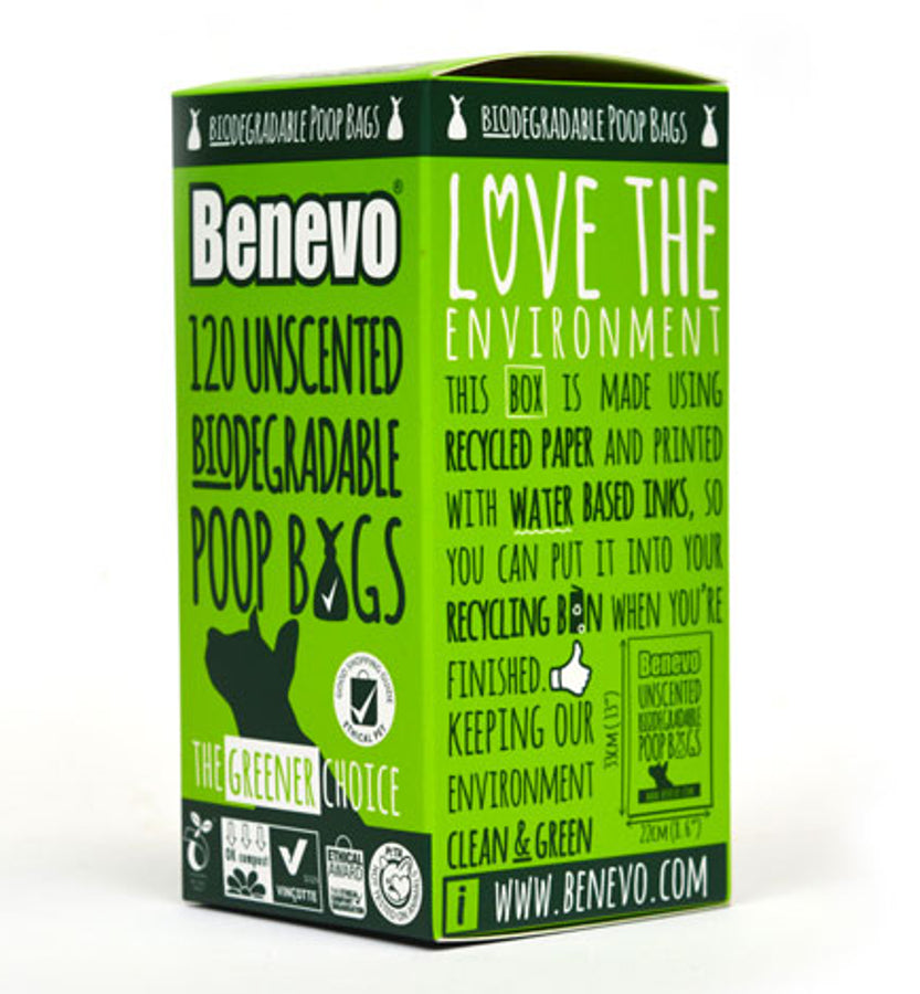 Biodegradable Poo Bags - 120 bags