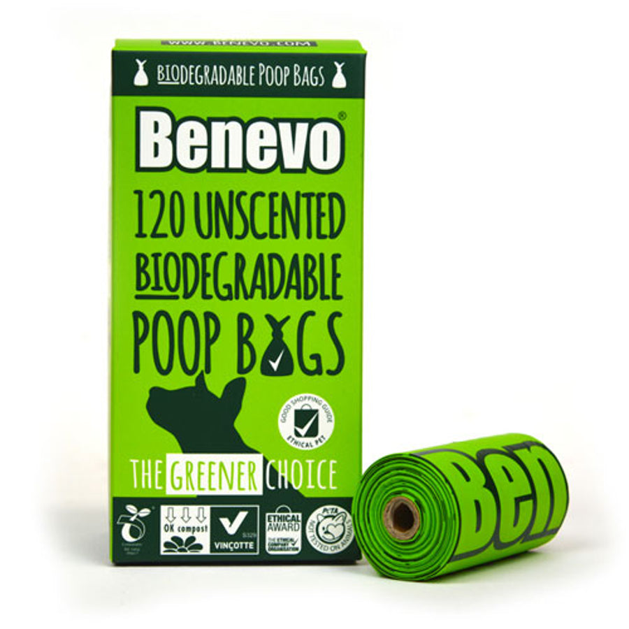 Biodegradable Poo Bags - 120 bags
