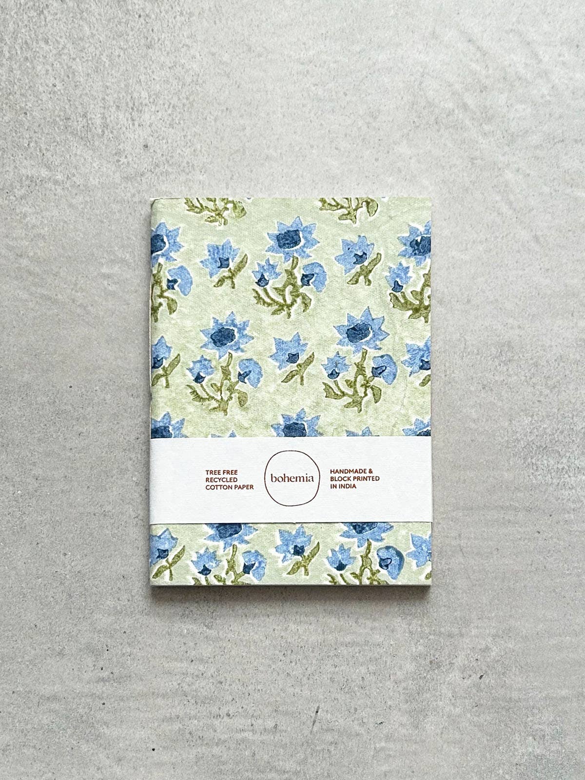 Medium Posie Notebook, Sage