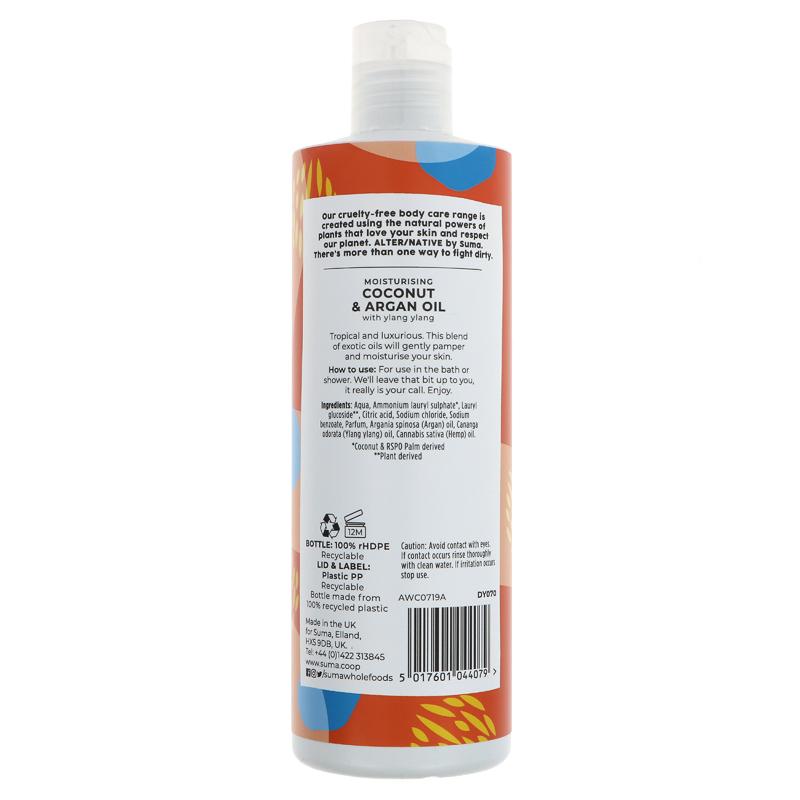Coconut & Argan Oil Body Wash 400ml