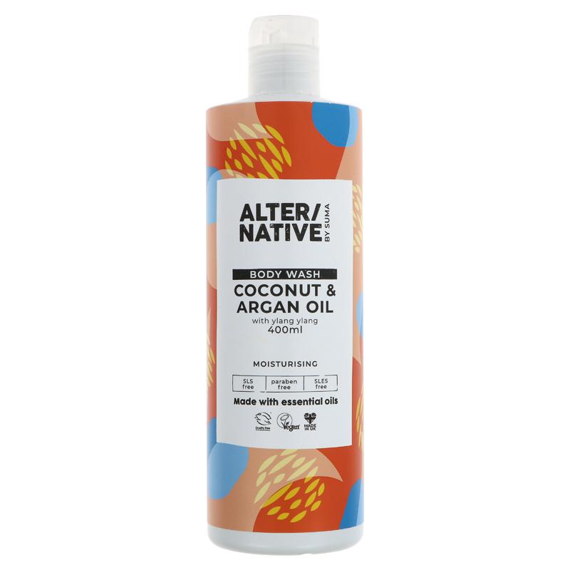 Coconut & Argan Oil Body Wash 400ml