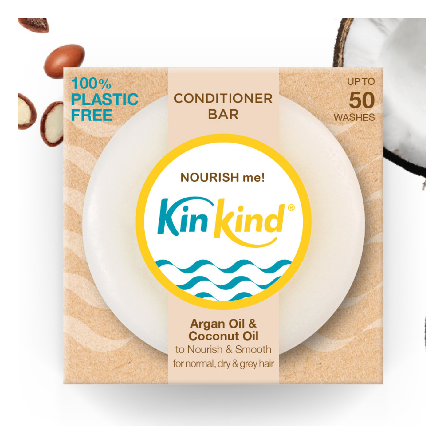 NOURISH me! Conditioner Bar - For Dry/Normal & Grey Hair