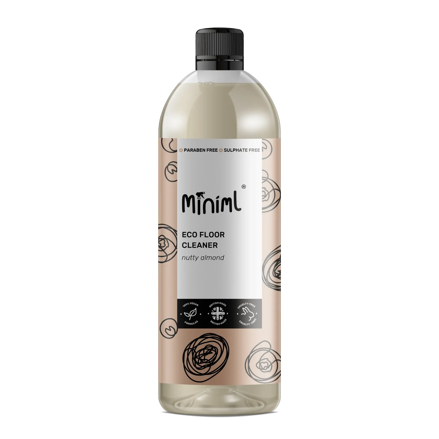 Miniml - FLOOR CLEANER (NUTTY ALMOND): Plastic / 750ML
