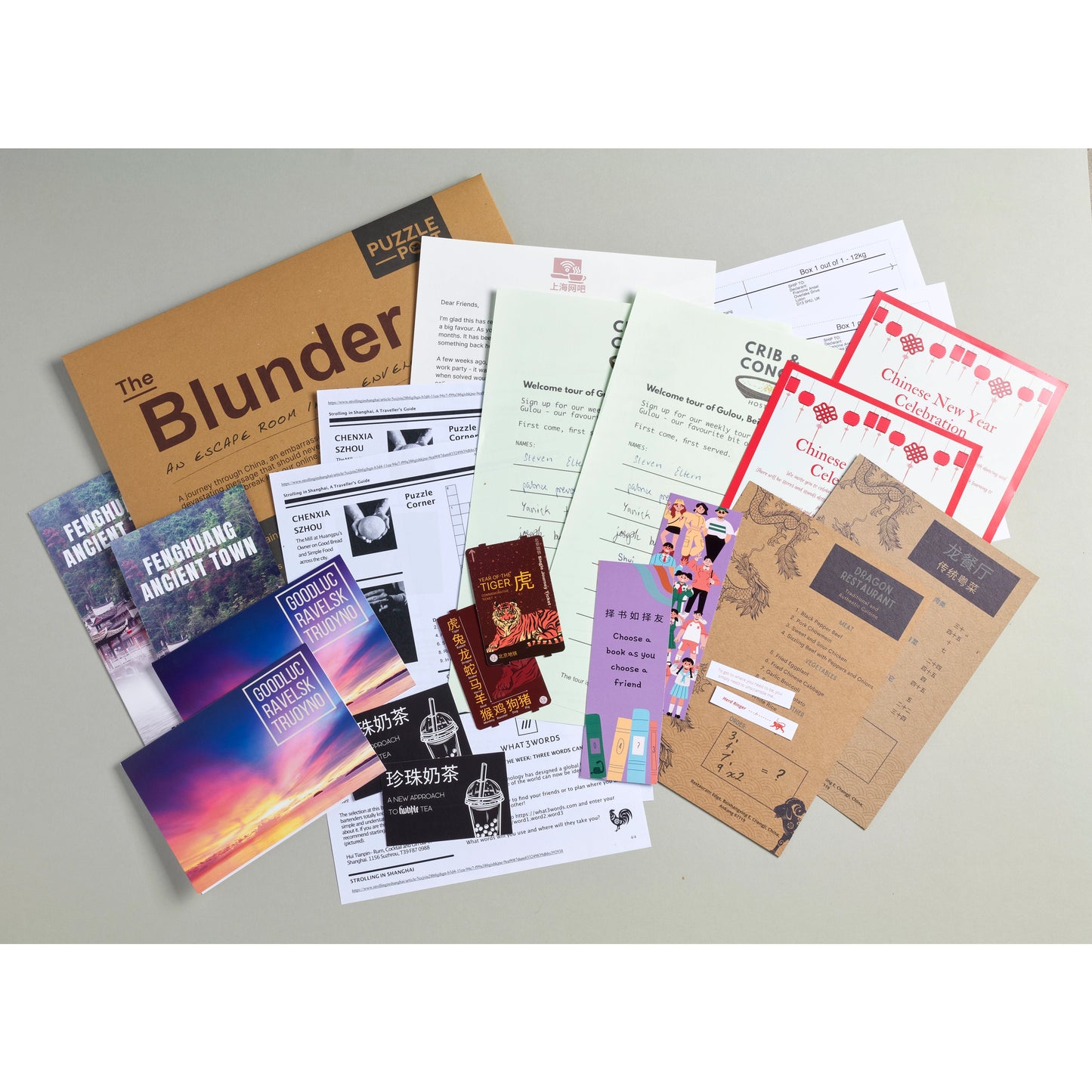 Escape Room in An Envelope: The Blunder