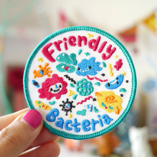Friendly Bacteria Iron On Patch