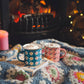 Enamelhappy - FUNKY TEAL BLUE ENAMEL MUG - Stylish Retro Camping Camper: Ocean Blue