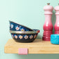 Enamelhappy - Beautiful Enamel Bowls in Midnight Navy Blue Camper Gift: Set of Four