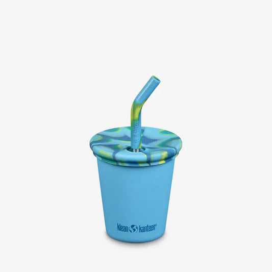 Kid's Cup with Silicone Straw Lid - Hawaiian Ocean