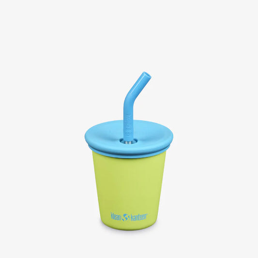 Kid's Cup with Silicone Straw Lid - Juicy Pear