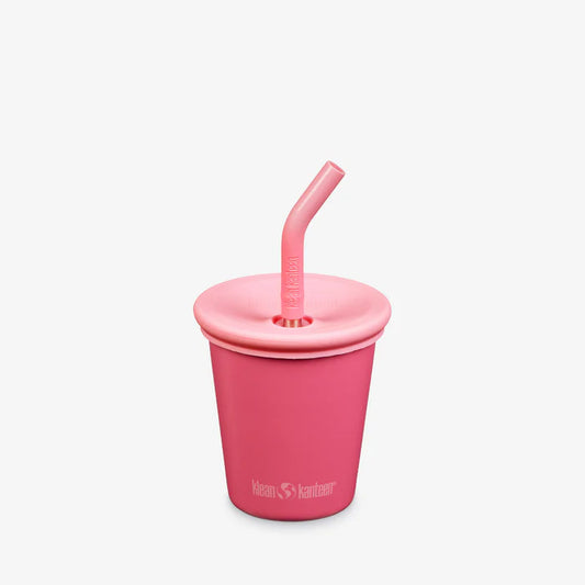 Kid's Cup with Silicone Straw Lid - Reed Rouge