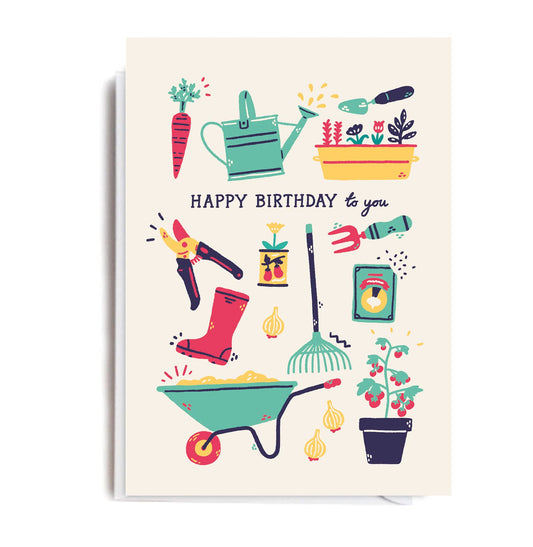 Gardening Birthday Card