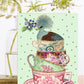 Madame Treacle - RS218P ~ Hand Glittered Greeting Card