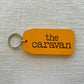 THE WOODEN POSTCARD COMPANY - THE CARAVAN Wooden Key Tag: 6x Mini Tags (8x4cm)