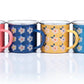 Enamelhappy - RETRO YELLOW ENAMEL MUG - Pretty Retro Tin Colourful Stylish: Rose Pink