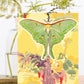 Madame Treacle - FD036P ~ Large Fandangle greeting card with glitter & tassel