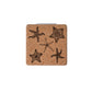 CGB Giftware - 'Starfish' Square Cork Compact Mirror