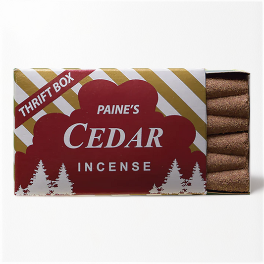 Paine's Cedar Incense Thrift Box