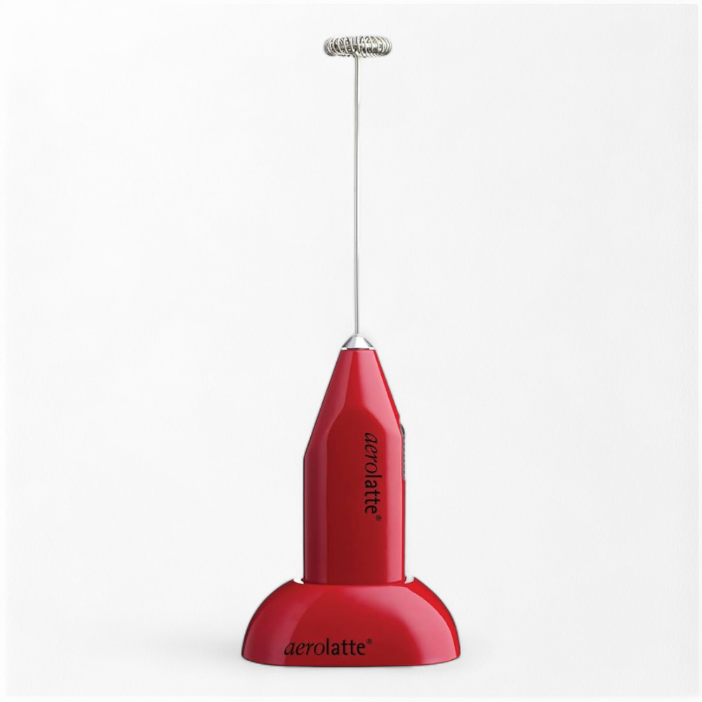 Aerolatte Red Milk Frother with Stand