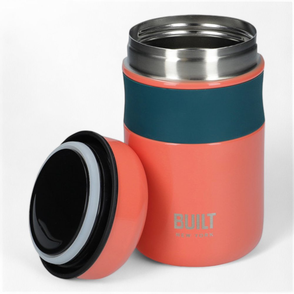 490ml Insulated Food Flask - Orange