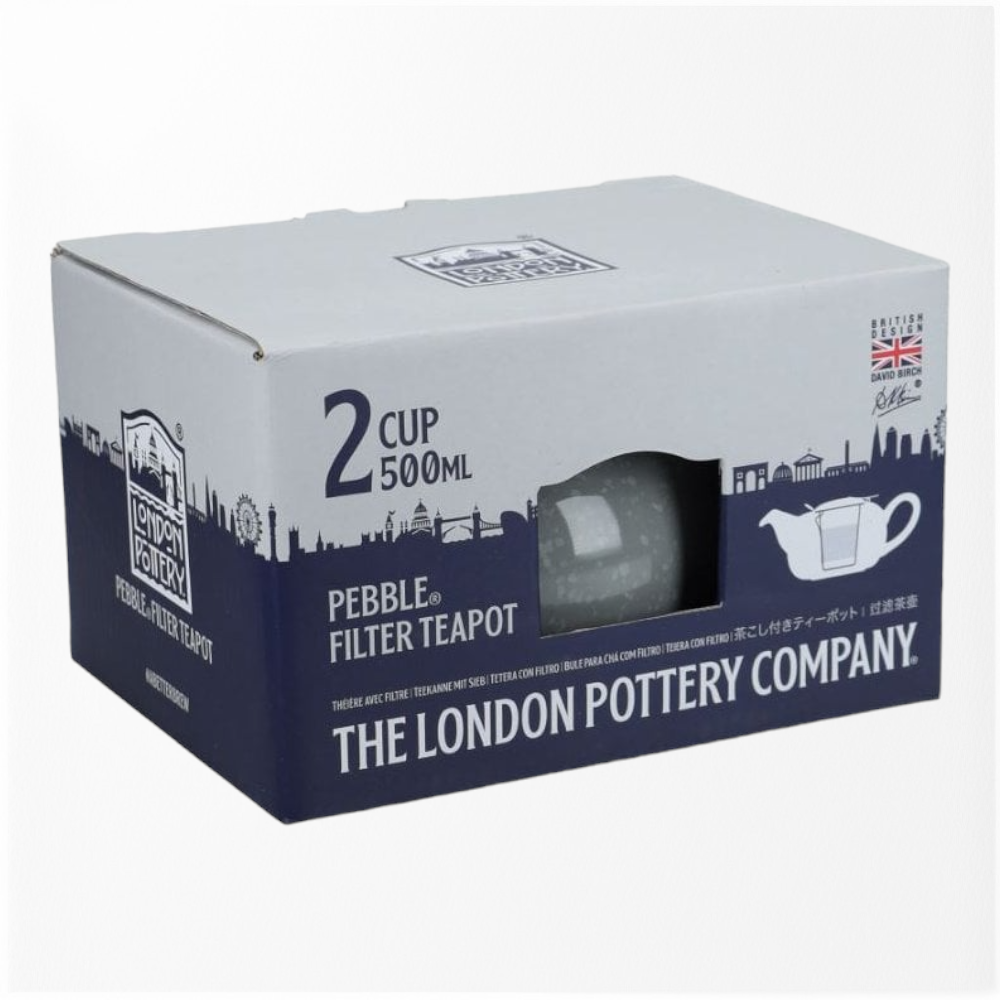 Pebble Light Grey Filter Teapot -  2 Cup