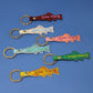 Gone Fishing Leather Key Fob