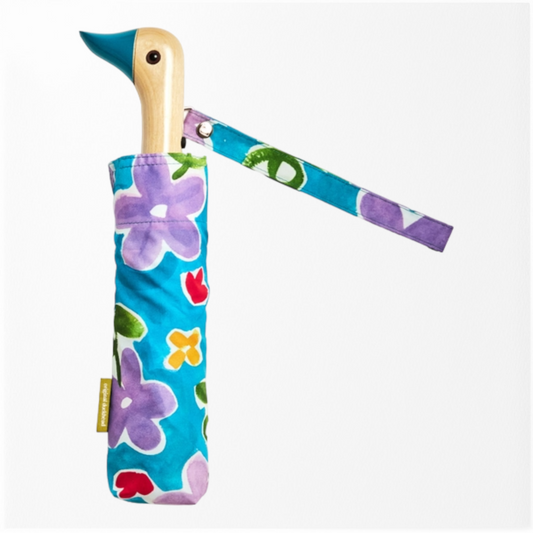 Lilac's Dream Compact Eco-Friendly Wind Resistant Umbrella