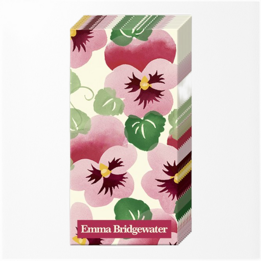 Pink Pansy Pocket Tissues