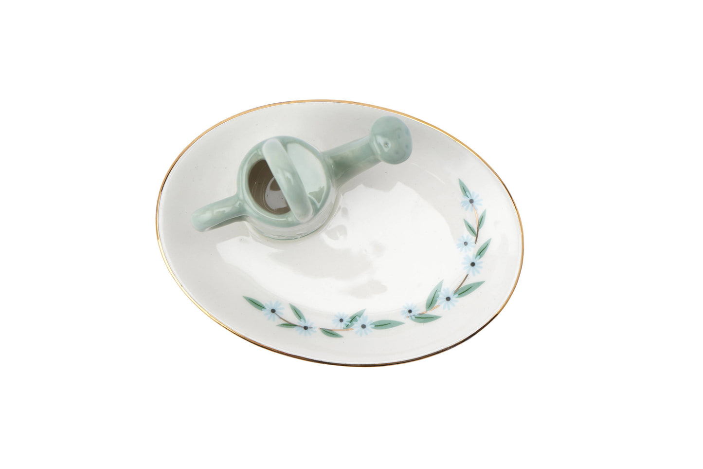 CGB Giftware - The Flower Market Watering Can Ring Holder Dish in Gift Box