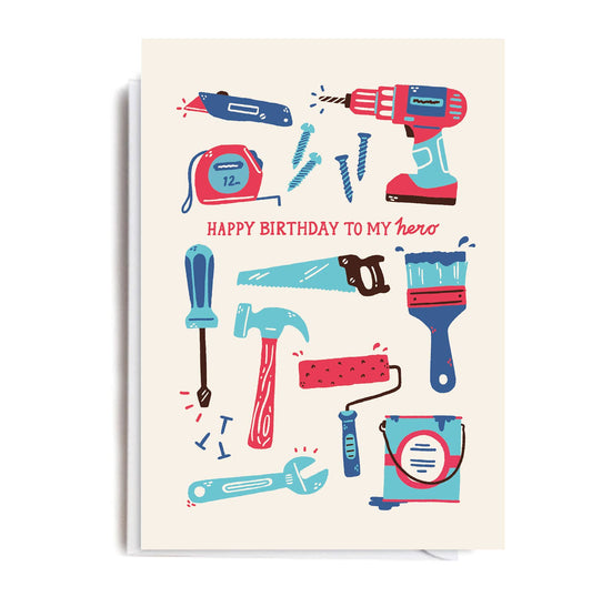 DIY Tools Birthday Card