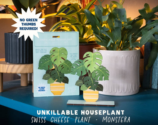 Dapple & Dot - UNKILLABLE MONSTERA PLANT POP OUT CARD: Yes