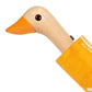 Saffron Yellow Brush Compact Eco-Friendly Duck Umbrella