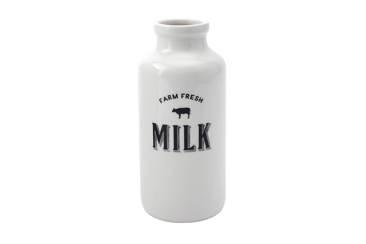 CGB Giftware - Loft 'Farm Fresh' Ceramic Milk Bottle In Gift Box