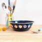 Enamelhappy - Beautiful Enamel Bowls in Midnight Navy Blue Camper Gift: Set of Four